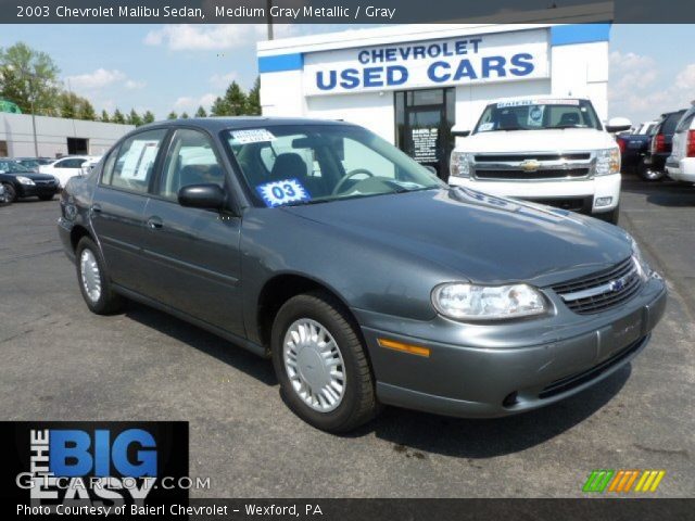 2003 Chevrolet Malibu Sedan in Medium Gray Metallic