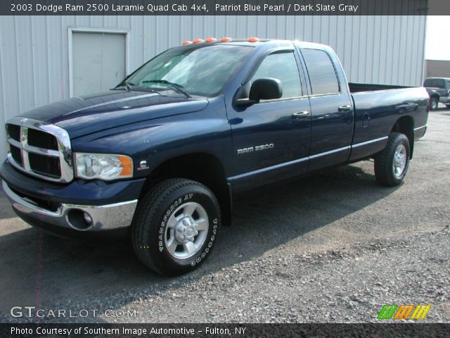 2003 Dodge Ram 2500 Laramie Quad Cab 4x4 in Patriot Blue Pearl