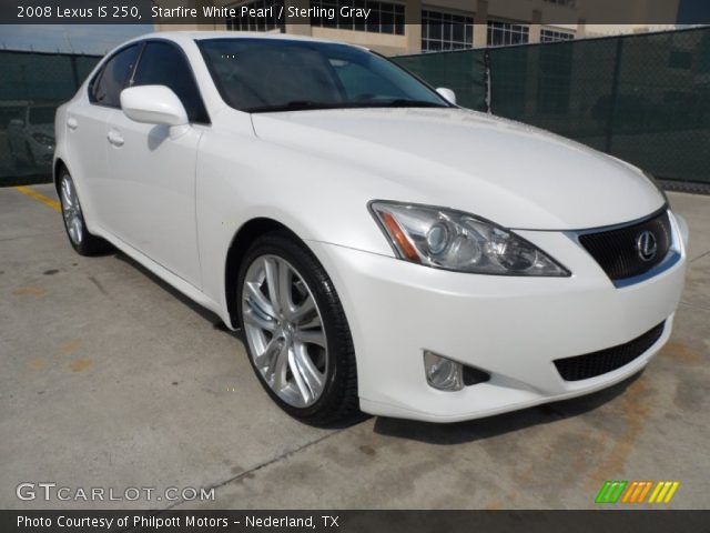 2008 Lexus IS 250 in Starfire White Pearl