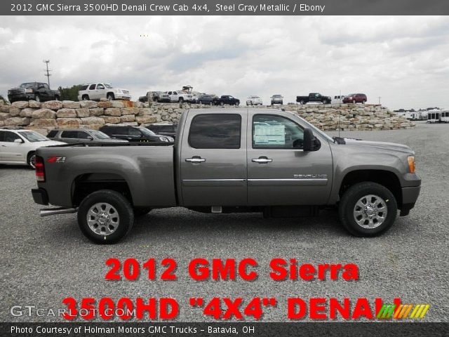 2012 GMC Sierra 3500HD Denali Crew Cab 4x4 in Steel Gray Metallic