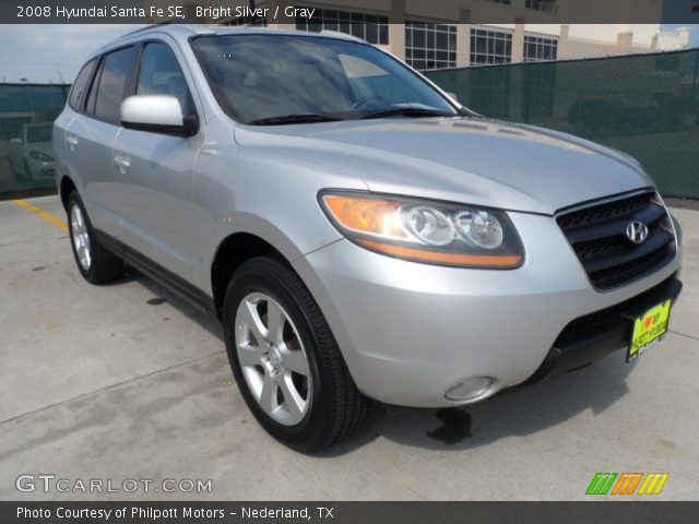 2008 Hyundai Santa Fe SE in Bright Silver