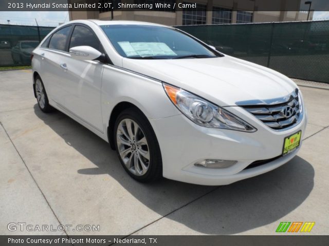 2013 Hyundai Sonata Limited 2.0T in Shimmering White