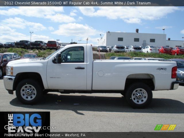2012 Chevrolet Silverado 3500HD WT Regular Cab 4x4 in Summit White