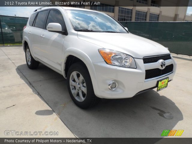 2012 Toyota RAV4 Limited in Blizzard White Pearl