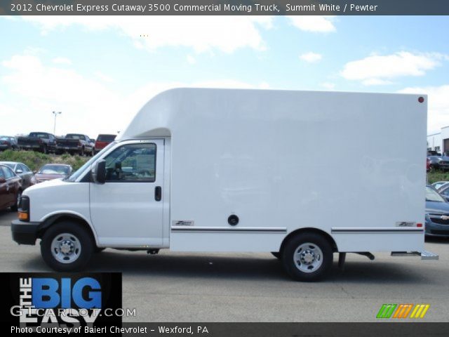 2012 Chevrolet Express Cutaway 3500 Commercial Moving Truck in Summit White