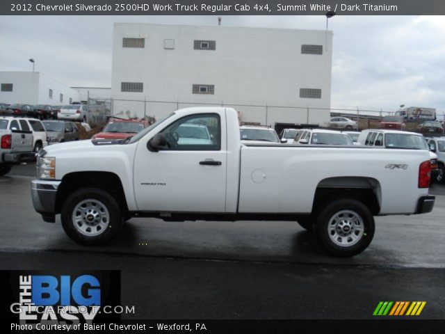 2012 Chevrolet Silverado 2500HD Work Truck Regular Cab 4x4 in Summit White