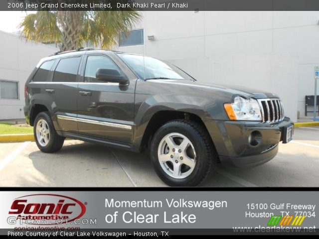 2006 Jeep Grand Cherokee Limited in Dark Khaki Pearl