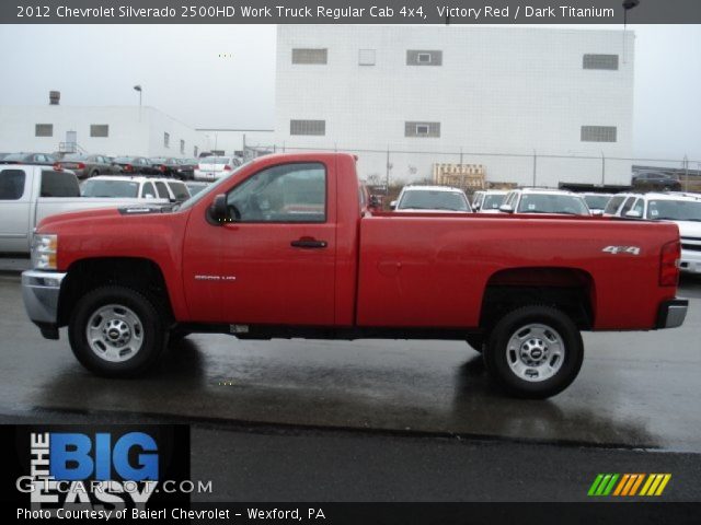 2012 Chevrolet Silverado 2500HD Work Truck Regular Cab 4x4 in Victory Red