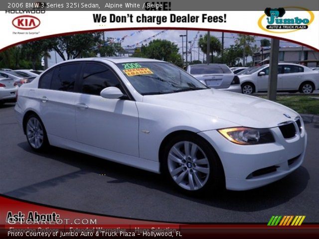 2006 BMW 3 Series 325i Sedan in Alpine White