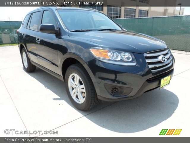 2012 Hyundai Santa Fe GLS V6 in Pacific Blue Pearl