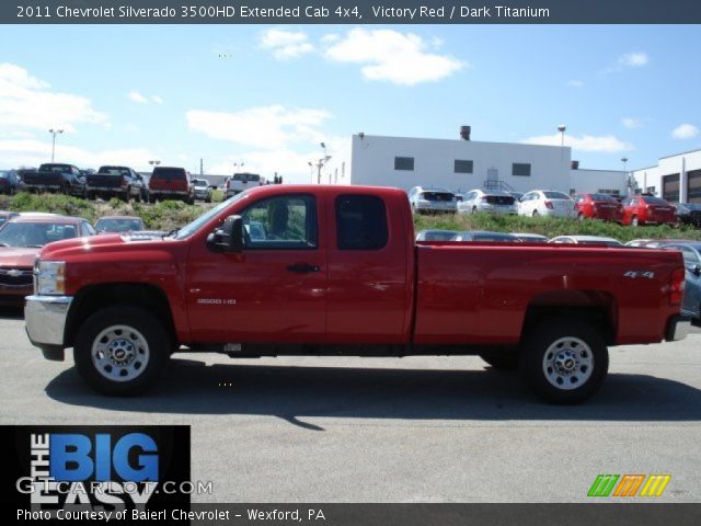 2011 Chevrolet Silverado 3500HD Extended Cab 4x4 in Victory Red