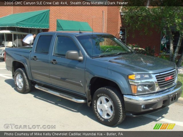 2006 GMC Canyon SLE Crew Cab 4x4 in Stealth Gray Metallic