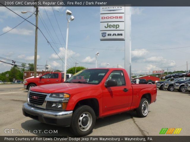 2006 GMC Canyon SL Regular Cab in Fire Red