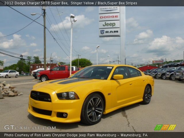 2012 Dodge Charger SRT8 Super Bee in Stinger Yellow