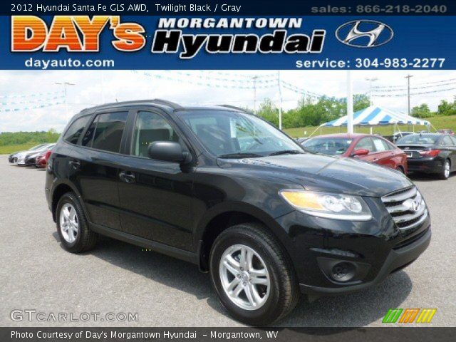 2012 Hyundai Santa Fe GLS AWD in Twilight Black