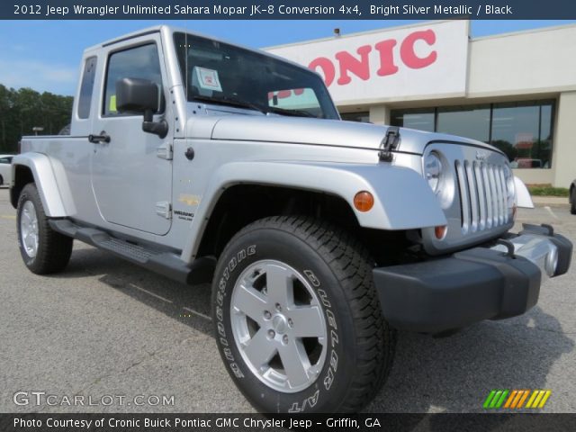 2012 Jeep Wrangler Unlimited Sahara Mopar JK-8 Conversion 4x4 in Bright Silver Metallic