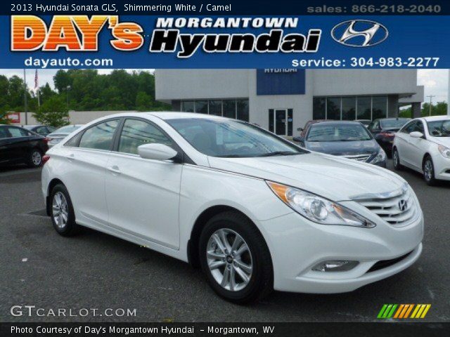2013 Hyundai Sonata GLS in Shimmering White