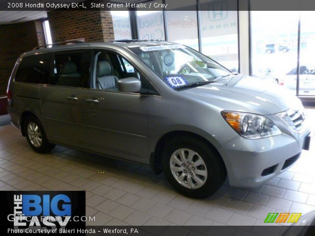 2008 Honda Odyssey EX-L in Slate Green Metallic