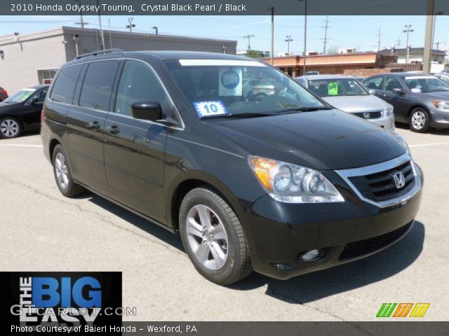 2010 Honda Odyssey Touring in Crystal Black Pearl