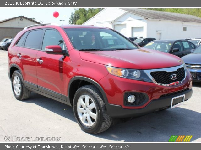 2011 Kia Sorento LX in Spicy Red