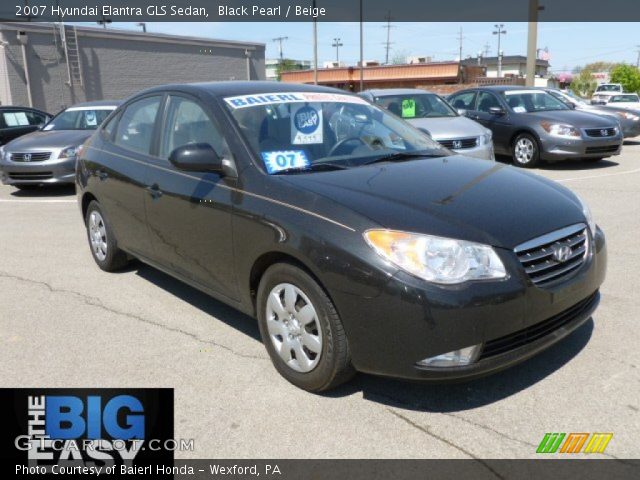 2007 Hyundai Elantra GLS Sedan in Black Pearl
