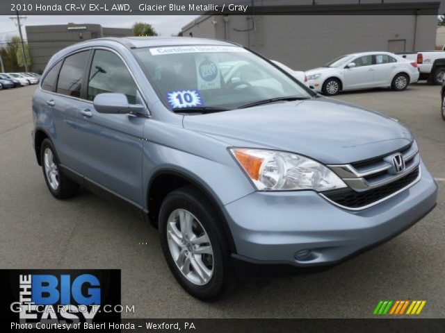 2010 Honda CR-V EX-L AWD in Glacier Blue Metallic