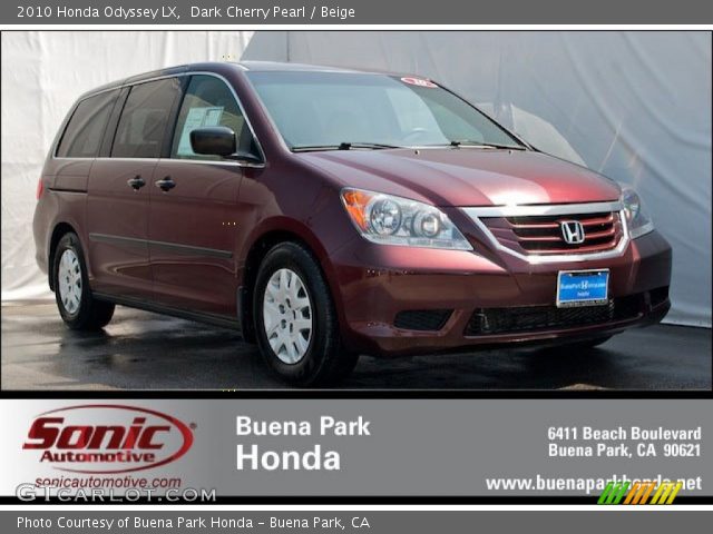 2010 Honda Odyssey LX in Dark Cherry Pearl