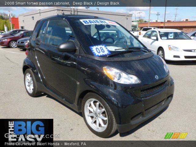 2008 Smart fortwo passion cabriolet in Deep Black