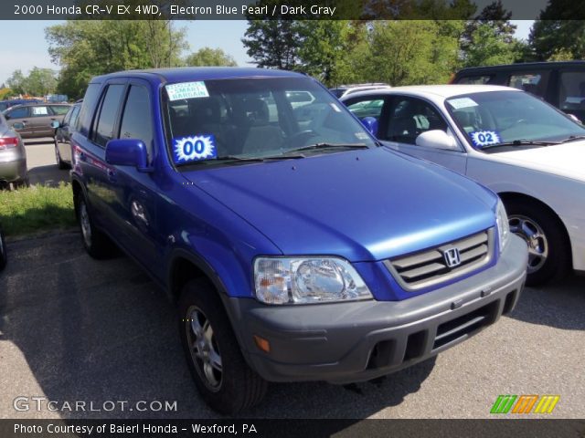 2000 Honda CR-V EX 4WD in Electron Blue Pearl