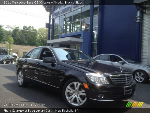 2011 Mercedes-Benz C 300 Luxury 4Matic in Black