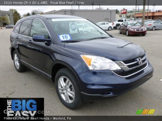 2010 Honda CR-V EX-L AWD in Royal Blue Pearl