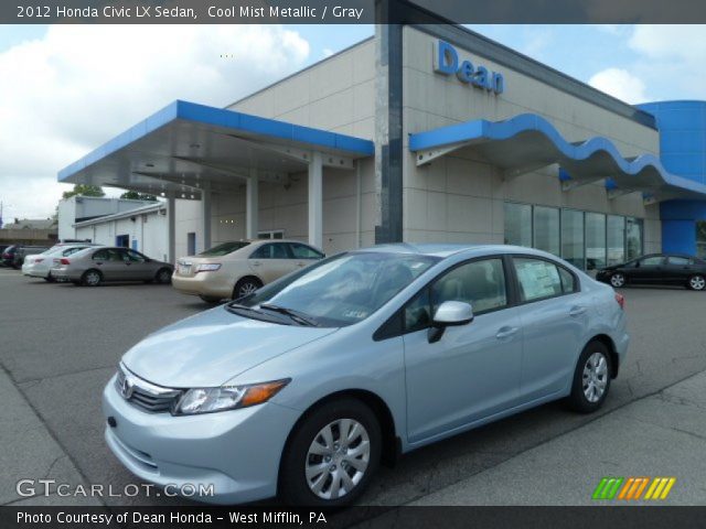 2012 Honda Civic LX Sedan in Cool Mist Metallic