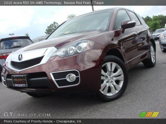 2010 Acura RDX SH-AWD Technology in Basque Red Pearl