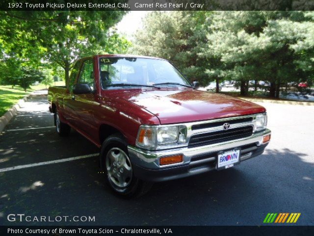 1992 Toyota Pickup Deluxe Extended Cab in Garnet Red Pearl