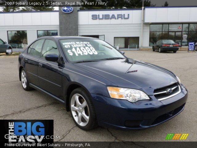 2007 Subaru Legacy 2.5i Sedan in Regal Blue Pearl