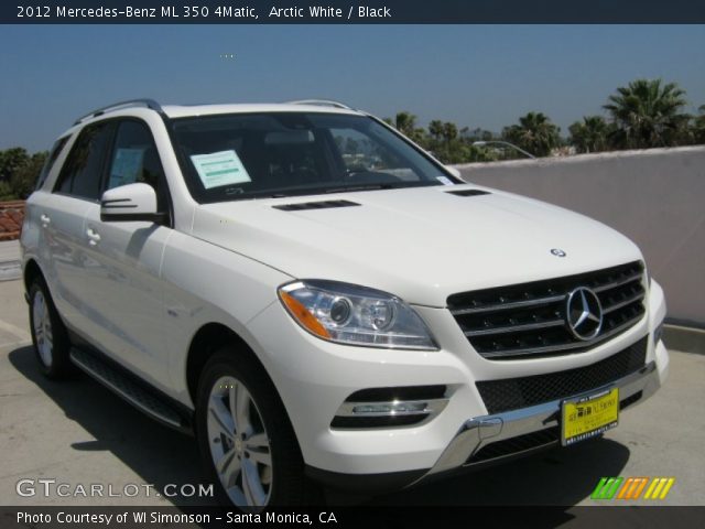 2012 Mercedes-Benz ML 350 4Matic in Arctic White