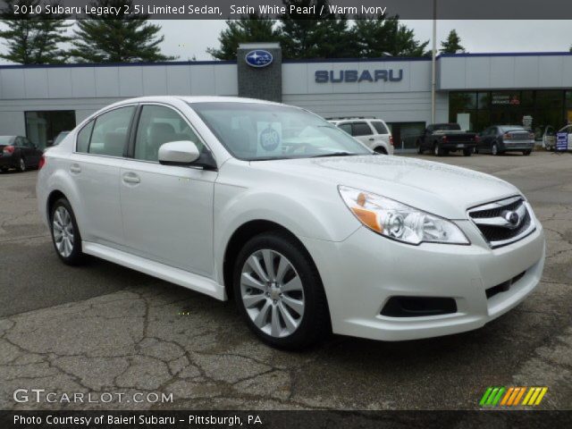 2010 Subaru Legacy 2.5i Limited Sedan in Satin White Pearl