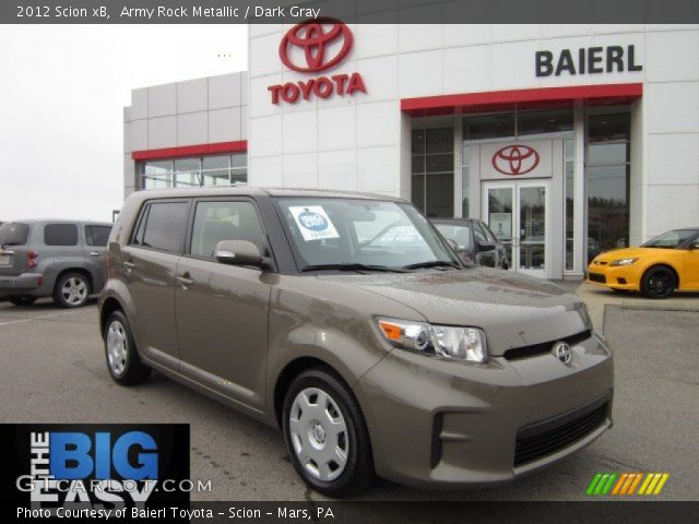 2012 Scion xB  in Army Rock Metallic