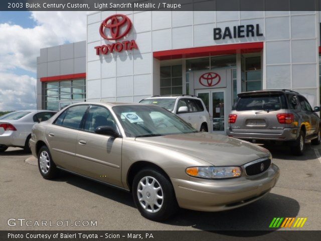 2003 Buick Century Custom in Light Sandrift Metallic
