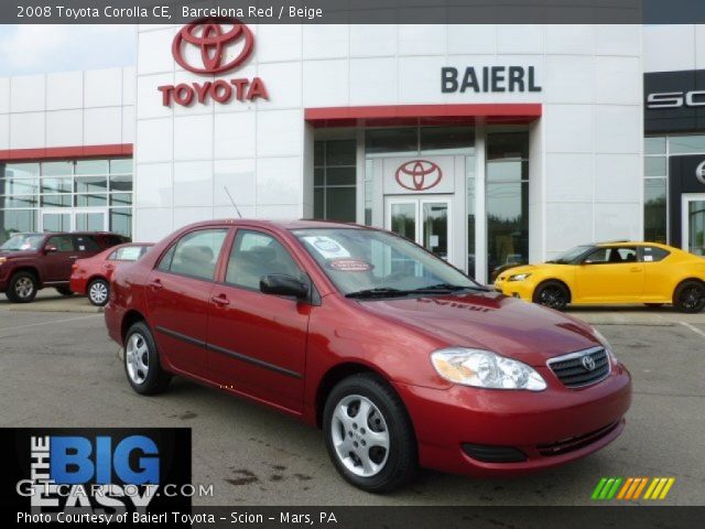 2008 Toyota Corolla CE in Barcelona Red