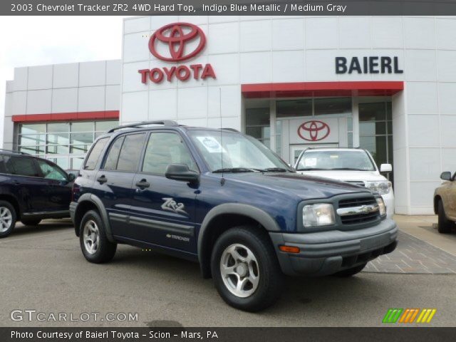 2003 Chevrolet Tracker ZR2 4WD Hard Top in Indigo Blue Metallic