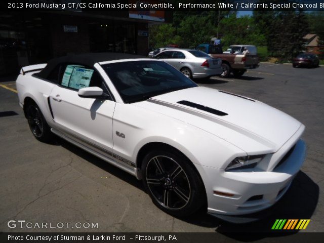 2013 Ford Mustang GT/CS California Special Convertible in Performance White
