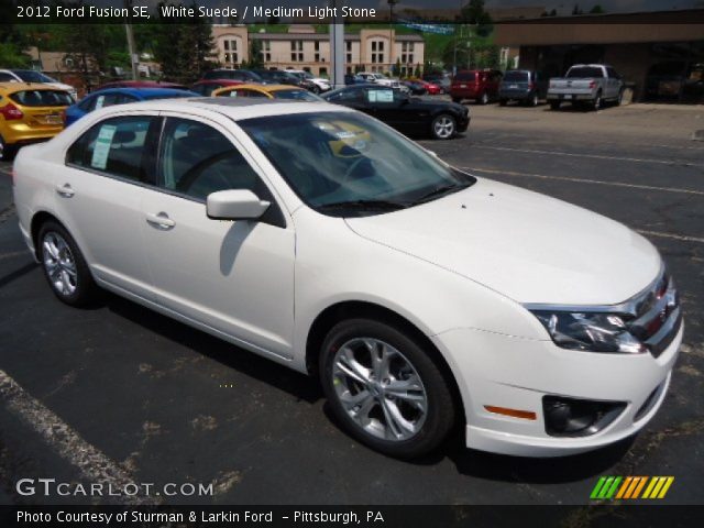 2012 Ford Fusion SE in White Suede