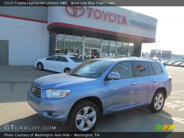 2010 Toyota Highlander Limited 4WD in Wave Line Blue Pearl