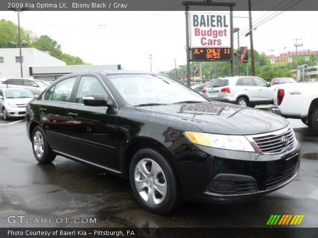 2009 Kia Optima LX in Ebony Black