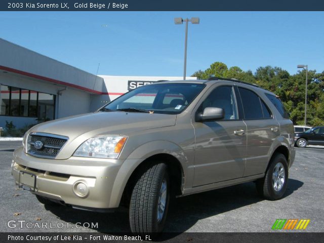 2003 Kia Sorento LX in Gold Beige