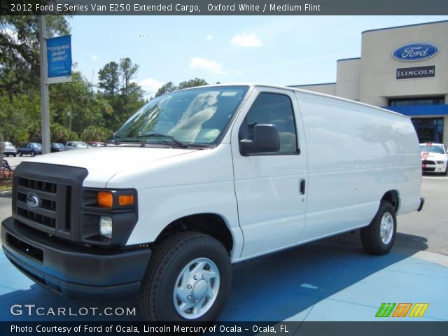 2012 Ford E Series Van E250 Extended Cargo in Oxford White