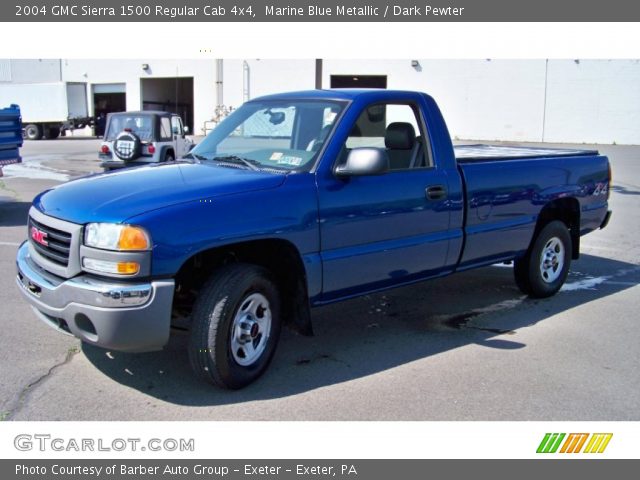 2004 GMC Sierra 1500 Regular Cab 4x4 in Marine Blue Metallic