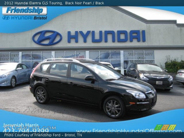 2012 Hyundai Elantra GLS Touring in Black Noir Pearl