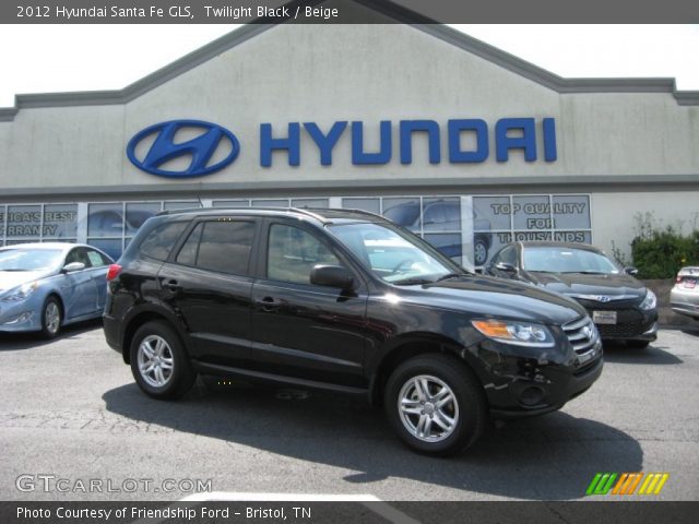 2012 Hyundai Santa Fe GLS in Twilight Black